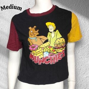 ʕ·ᴥ·ʔ Scooby Doo Cropped T-shirt Size Medium